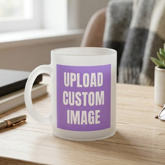 Upload 2 Aangepaste Afbeelding - Voeg Je Eigen Toe Matglas Koffiemok