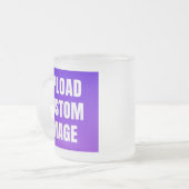 Upload 2 Aangepaste Afbeelding - Voeg Je Eigen Toe Matglas Koffiemok (Voorkant links)
