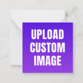 Upload 2 Aangepaste Afbeelding - Voeg Je Eigen Toe Notitiekaartje (Achterkant)