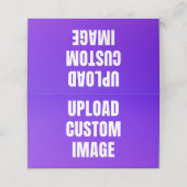 Upload 2 Aangepaste Afbeelding - Voeg Je Eigen Toe Plaatskaartje (Buitenkant ongevouwen)