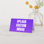 Upload 2 Aangepaste Afbeelding - Voeg Je Eigen Toe Plaatskaartje (Achterkant)