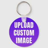 Upload 2 Aangepaste Afbeelding - Voeg Je Eigen Toe Sleutelhanger (Voorkant)