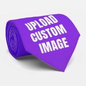 Upload 2 Aangepaste Afbeelding - Voeg Je Eigen Toe Stropdas (Opgerold)