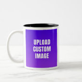 Upload 2 Aangepaste Afbeelding - Voeg Je Eigen Toe Tweekleurige Koffiemok (Links)