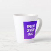 Upload 2 Aangepaste Afbeeldingen - Voeg de Jouwe T Latte Mok (Rechterhoek)
