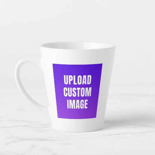 Upload 2 Aangepaste Afbeeldingen - Voeg de Jouwe T Latte Mok (Links)