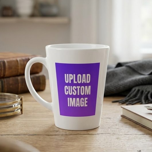 Upload 2 Aangepaste Afbeeldingen - Voeg de Jouwe T Latte Mok