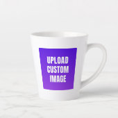 Upload 2 Custom Image - Add Your Own To Print On A Latte Mok (Rechts)