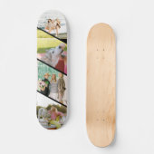 Upload 4 foto's schuine vorm persoonlijk skateboard (Voorkant)
