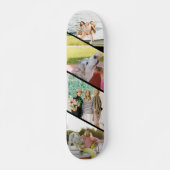 Upload 4 foto's schuine vorm persoonlijk skateboard (Voorkant)