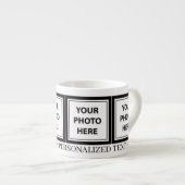 Upload 4 foto's & voeg tekst toe – Pas afbeelding Espresso Kop (Voorkant rechts)