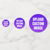 Upload 6 Custom Image - Add Your Own To Print On A Confetti (Achterkanten)