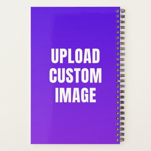 Upload Aangepaste 2 Afbeelding - Voeg Je Eigen Toe Planner (Achterkant)