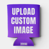Upload Aangepaste 3 Afbeelding - Voeg je Eigen Afb Blikjeskoeler (Achterkant)