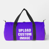 Upload Aangepaste 4 Afbeelding - Voeg Je Eigen Toe Plunjezak (Voorkant)