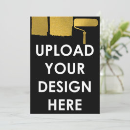 Upload aangepaste 5x7" blanco promotionele bedrijf kaart