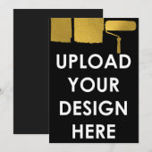 Upload aangepaste 5x7" blanco promotionele bedrijf kaart (Voorkant / Achterkant)