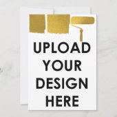 Upload aangepaste 5x7" blanco promotionele bedrijf kaart (Voorkant)