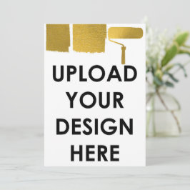 Upload aangepaste 5x7" blanco promotionele bedrijf kaart