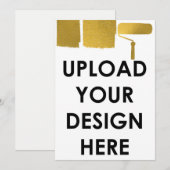 Upload aangepaste 5x7" blanco promotionele bedrijf kaart (Voorkant / Achterkant)