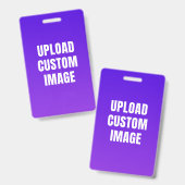 Upload Aangepaste Afbeelding - Voeg de Jouwe Toe o Badge (Voor- en achterkant)