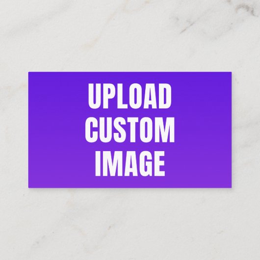 Upload Aangepaste Afbeelding - Voeg Je Eigen Toe O Contactkaartje (Achterkant)