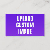 Upload Aangepaste Afbeelding - Voeg Je Eigen Toe O Contactkaartje (Voorkant)