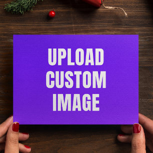 Upload Aangepaste Afbeelding - Voeg Je Eigen Toe O Feestdagenkaart
