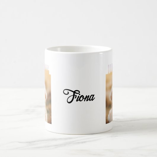 Upload aangepaste foto van huisdieren Ik hou van m Koffiemok (Center)