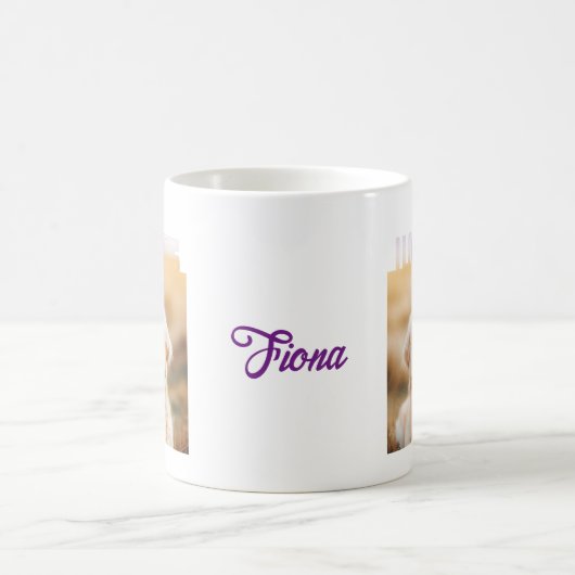 Upload aangepaste foto van huisdieren Ik hou van m Koffiemok (Center)