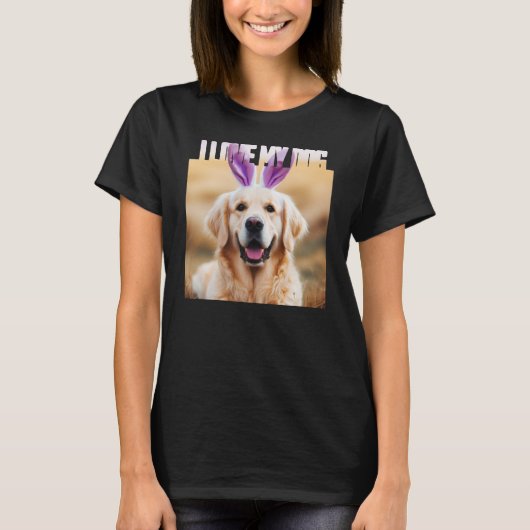 Upload aangepaste foto van huisdieren Ik hou van m T-shirt (Voorkant)