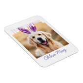 Upload aangepaste Pet Photo Naam Ik hou van mijn h Magneet (Rechterzijde)
