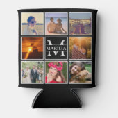 Upload acht foto monogrammed blikjeskoeler (Voorkant)