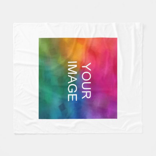 Upload Afbeelding Afbeelding foto of Logo Eenvoudi Fleece Deken (Voorkant (Horizontaal))