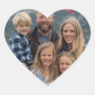 upload afbeelding Custom Photo Happy Valentine's D Hart Sticker