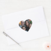 upload afbeelding Custom Photo Happy Valentine's D Hart Sticker (Envelop)
