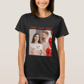 upload afbeelding Custom Photo Happy Valentine's D T-shirt (Voorkant)