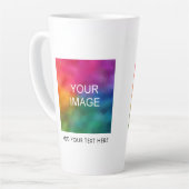 Upload Afbeelding Foto Company Logo Name Text Larg Latte Mok (Linkerhoek)