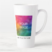 Upload Afbeelding Foto Company Logo Name Text Larg Latte Mok (Rechts)