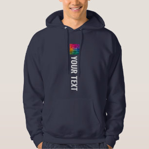 Upload Afbeelding foto of Logo Voeg tekst toe Mann Hoodie
