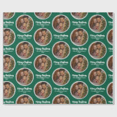 Upload Afbeelding Gepersonaliseerde Foto & tekst K Cadeaupapier (Vlak)