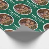 Upload Afbeelding Gepersonaliseerde Foto & tekst K Cadeaupapier (Hoek)