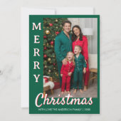 Upload Afbeelding Gepersonaliseerde Foto & tekst K Feestdagenkaart (Voorkant)