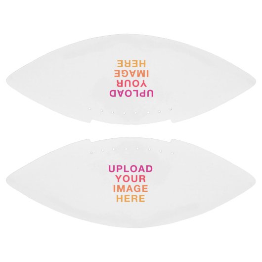 Upload Afbeelding Logo Blank Wit American Football (Panelen)