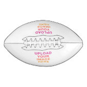 Upload Afbeelding Logo Blank Wit American Football (Voorkant)