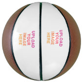 Upload Afbeelding Logo Blank Wit Basketbal (Verticaal)