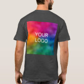 Upload Afbeelding Logo Foto Aangepaste kolenvanger T-shirt (Achterkant)