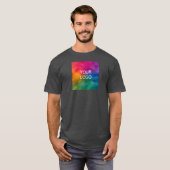 Upload Afbeelding Logo Personaliseer Charsteenheme T-shirt (Voorkant volledig)