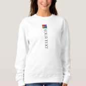Upload Afbeelding of Logo Vrouwen Modern Elegant T Trui (Voorkant)