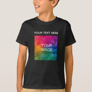 Upload Afbeelding Voeg tekst toe Sjabloon Boys Kin T-shirt
